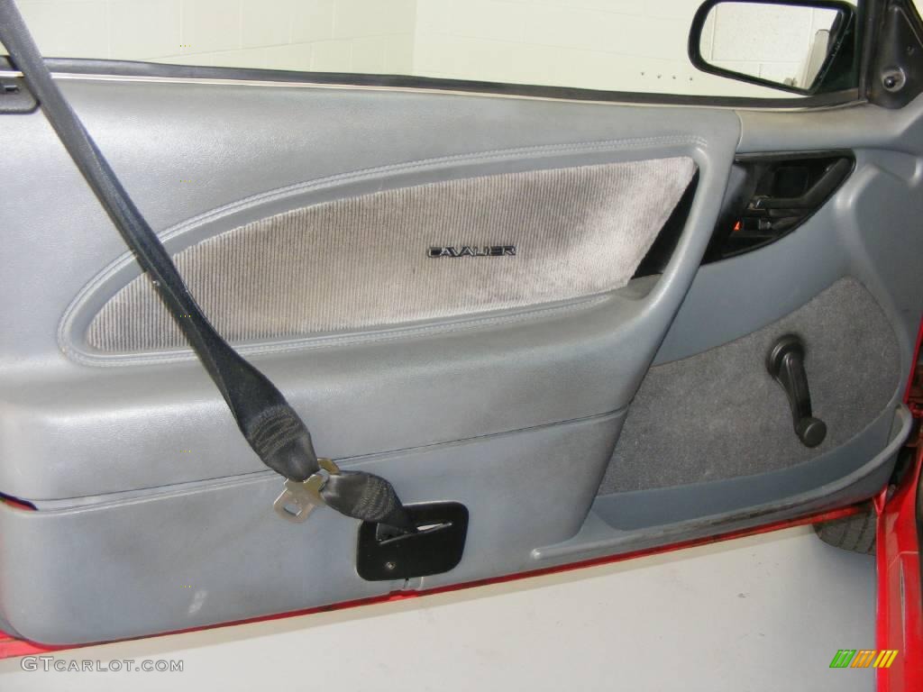 1991 Cavalier Coupe - Torch Red / Gray photo #20
