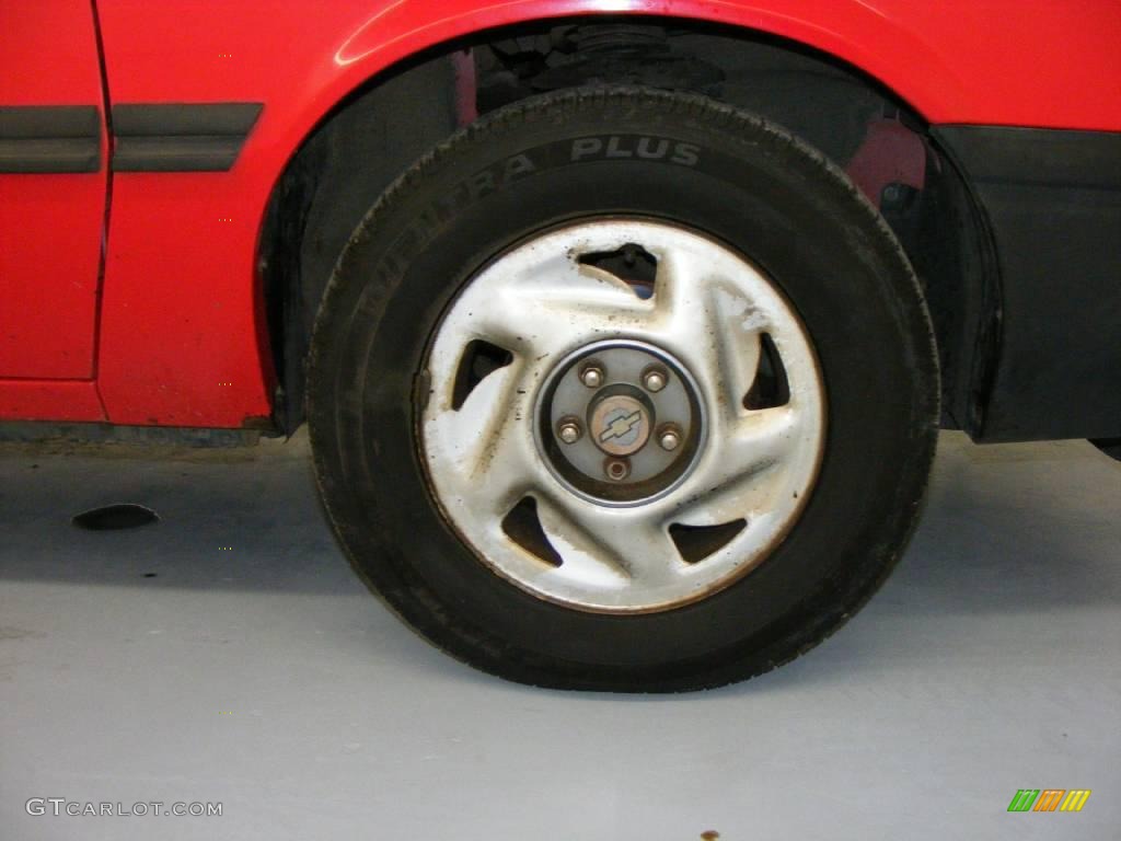 1991 Cavalier Coupe - Torch Red / Gray photo #27