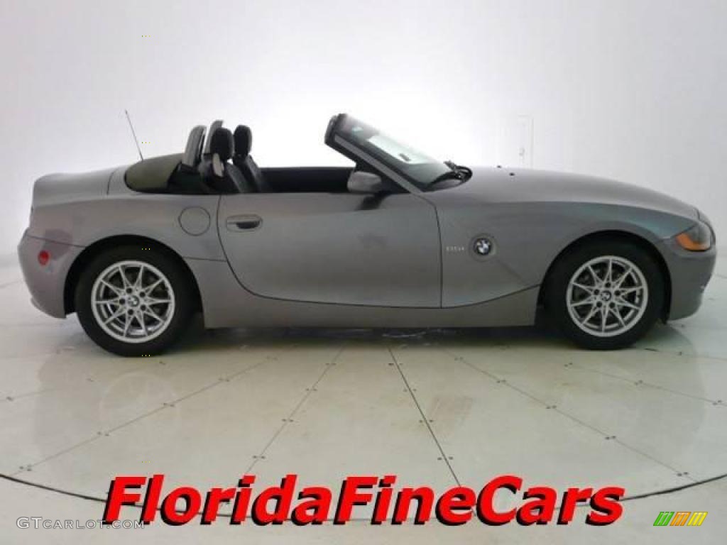 2004 Z4 2.5i Roadster - Sterling Gray Metallic / Black photo #4