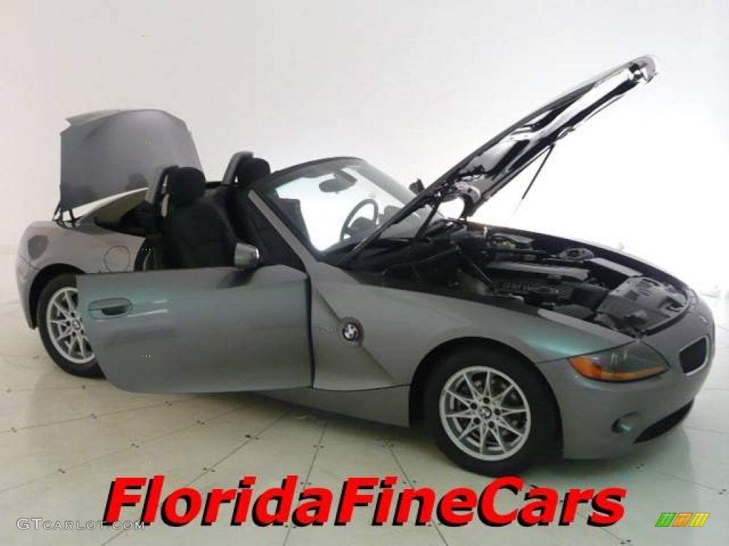 2004 Z4 2.5i Roadster - Sterling Gray Metallic / Black photo #7