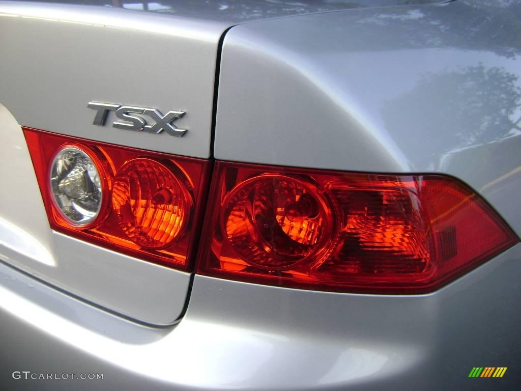 2004 TSX Sedan - Satin Silver Metallic / Quartz photo #8