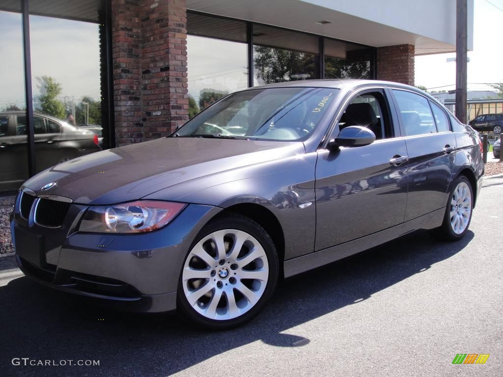 2008 3 Series 328xi Sedan - Sparkling Graphite Metallic / Black photo #1