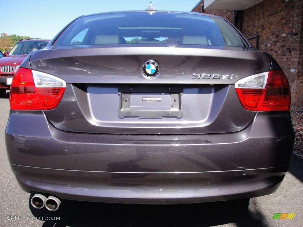 2008 3 Series 328xi Sedan - Sparkling Graphite Metallic / Black photo #5