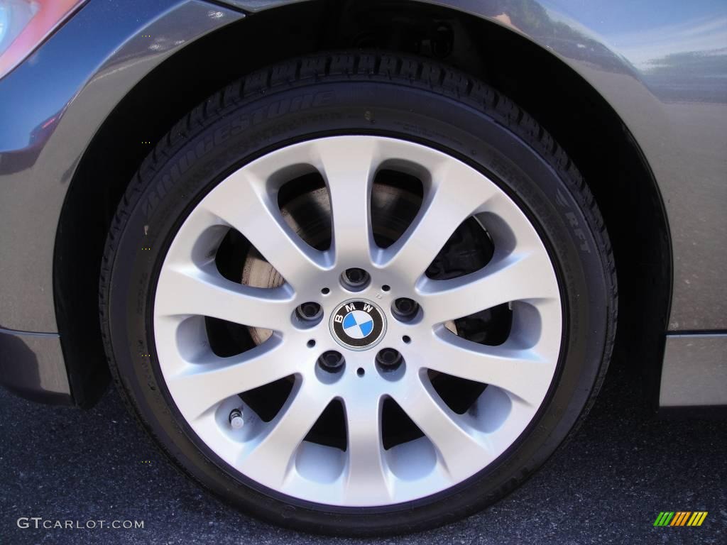 2008 3 Series 328xi Sedan - Sparkling Graphite Metallic / Black photo #7