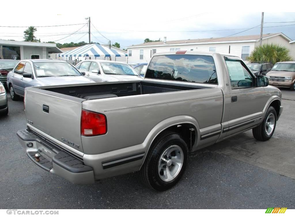 2000 S10 LS Regular Cab - Light Pewter Metallic / Graphite photo #5