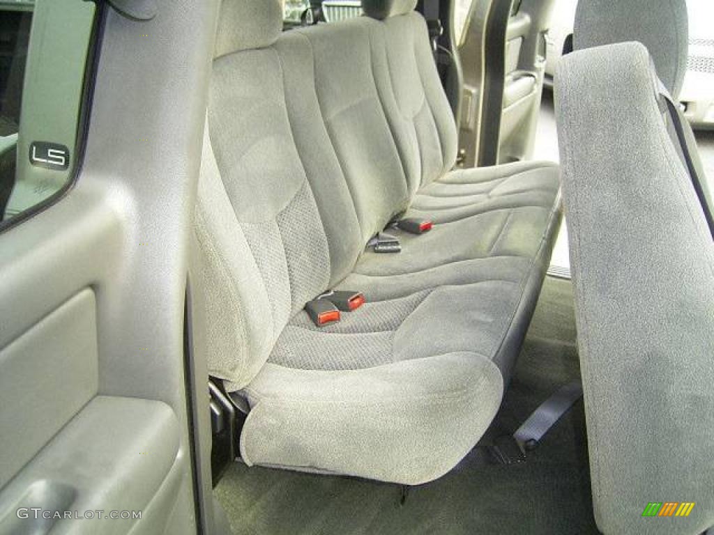 2003 Silverado 1500 LS Extended Cab 4x4 - Light Pewter Metallic / Dark Charcoal photo #12