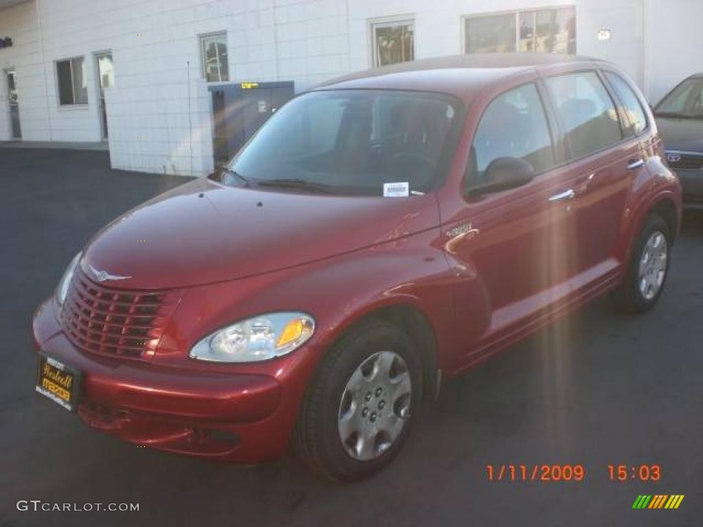 2005 PT Cruiser  - Inferno Red Crystal Pearl / Dark Slate Gray photo #1