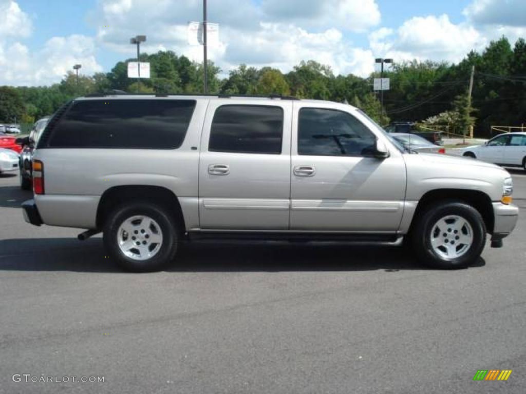 2005 Suburban 1500 LT - Silver Birch Metallic / Tan/Neutral photo #6