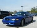 2002 Sonic Blue Metallic Ford Mustang GT Coupe  photo #1