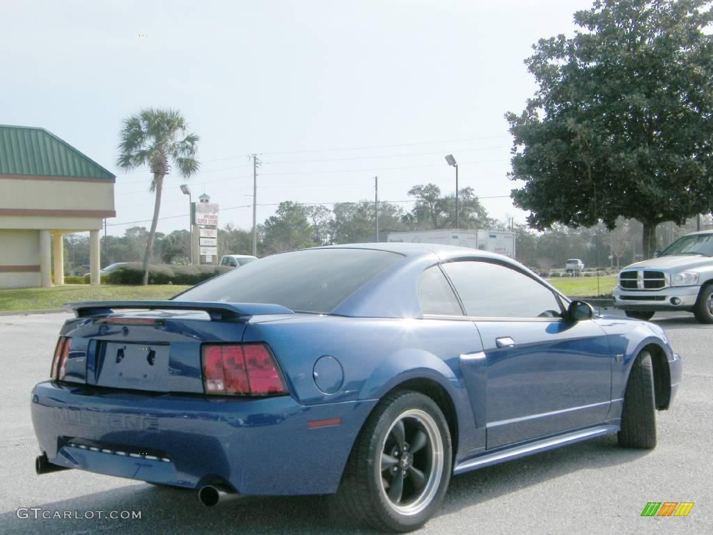2002 Mustang GT Coupe - Sonic Blue Metallic / Dark Charcoal photo #5