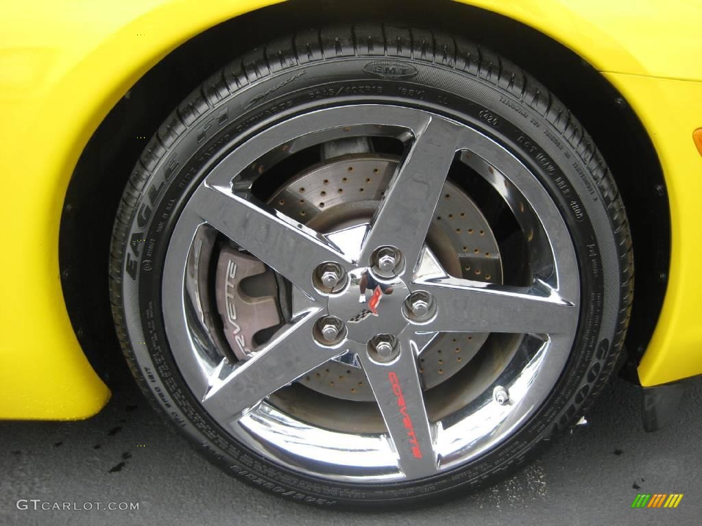 2007 Corvette Coupe - Velocity Yellow / Ebony photo #11