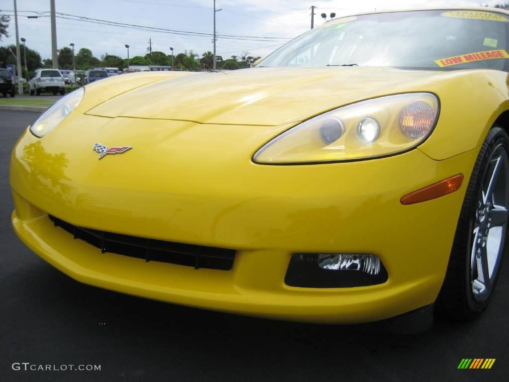 2007 Corvette Coupe - Velocity Yellow / Ebony photo #16