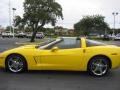 2007 Velocity Yellow Chevrolet Corvette Coupe  photo #24