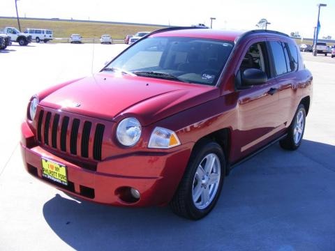 Jeep Compass Rallye Interior. 2007 Inferno Red Crystal Pearlcoat Jeep Compass Sport