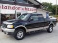 2000 Black Ford F150 Lariat Extended Cab 4x4  photo #4
