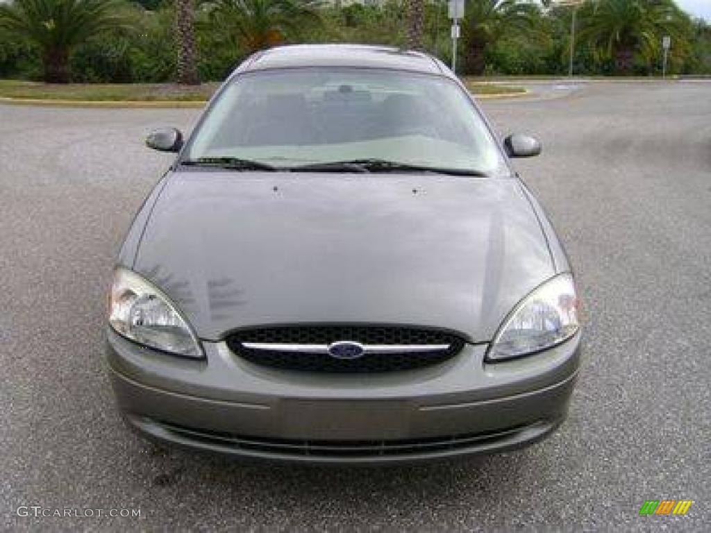 2003 Taurus SES - Spruce Green Metallic / Medium Parchment photo #7