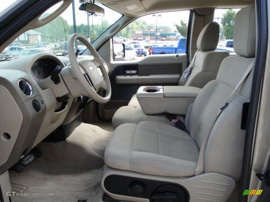 2004 F150 XLT SuperCab - Arizona Beige Metallic / Tan photo #15