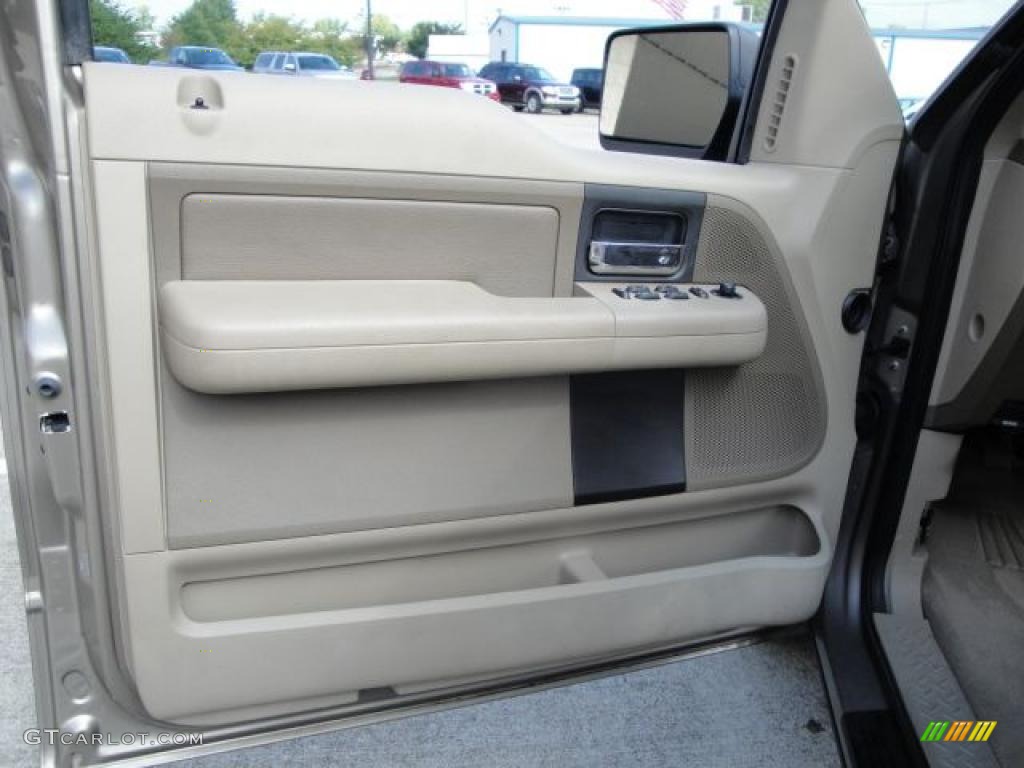 2004 F150 XLT SuperCab - Arizona Beige Metallic / Tan photo #17