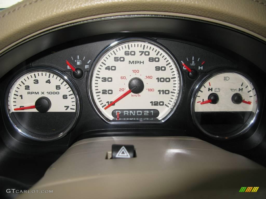 2005 F150 XLT SuperCab - Dark Toreador Red Metallic / Tan photo #56