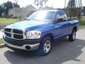 2007 Electric Blue Pearl Dodge Ram 1500 SXT Regular Cab  photo #2