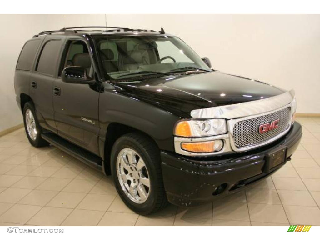 2006 Yukon Denali AWD - Onyx Black / Stone Gray photo #1