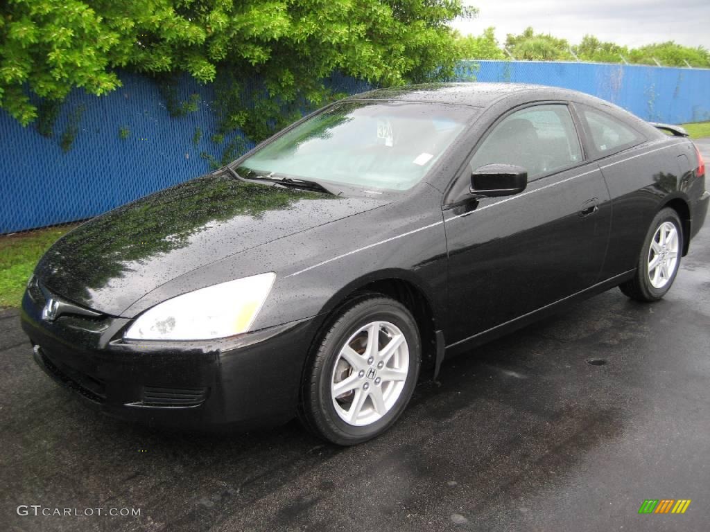 2004 Accord EX V6 Coupe - Nighthawk Black Pearl / Black photo #1