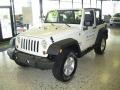 2010 Stone White Jeep Wrangler Sport 4x4  photo #1