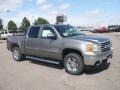 2009 Steel Gray Metallic GMC Sierra 1500 SLT Crew Cab 4x4  photo #1