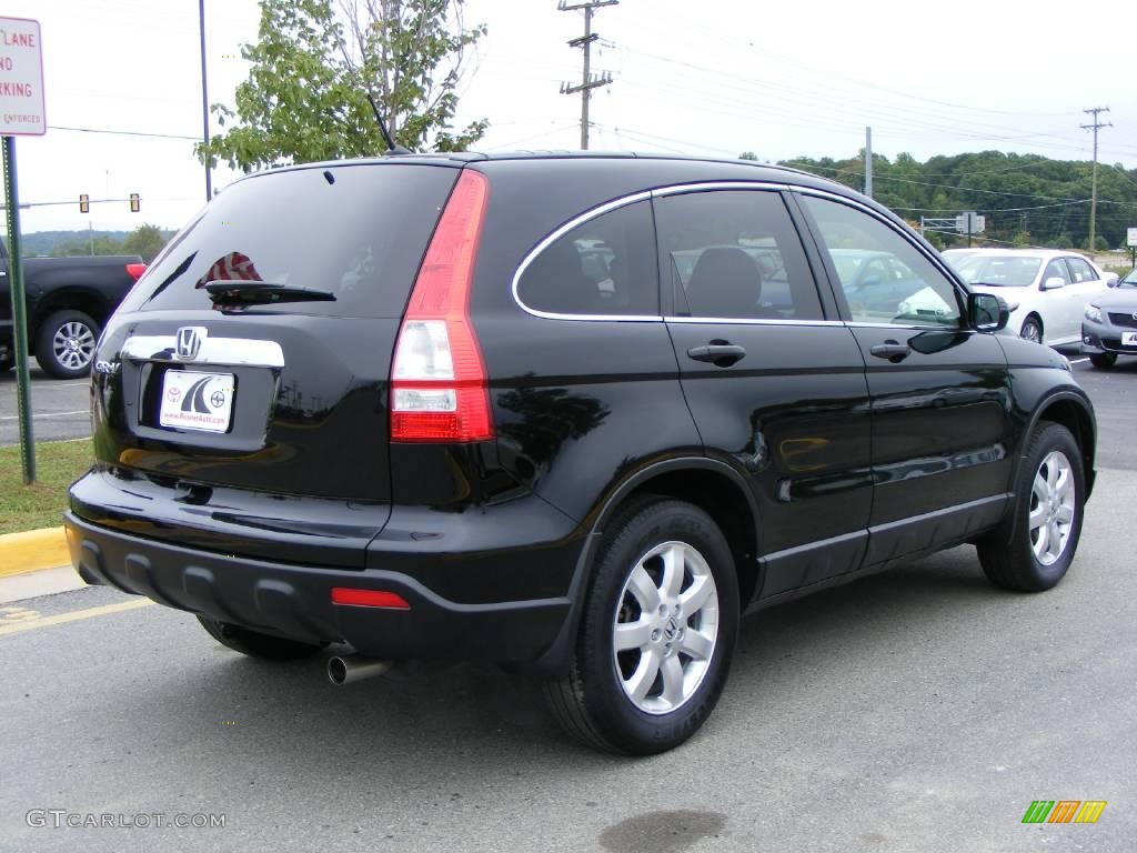 2008 CR-V EX - Nighthawk Black Pearl / Black photo #3