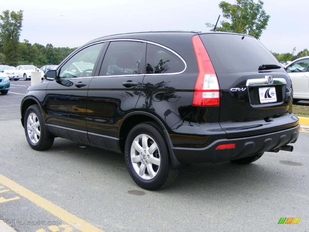 2008 CR-V EX - Nighthawk Black Pearl / Black photo #4