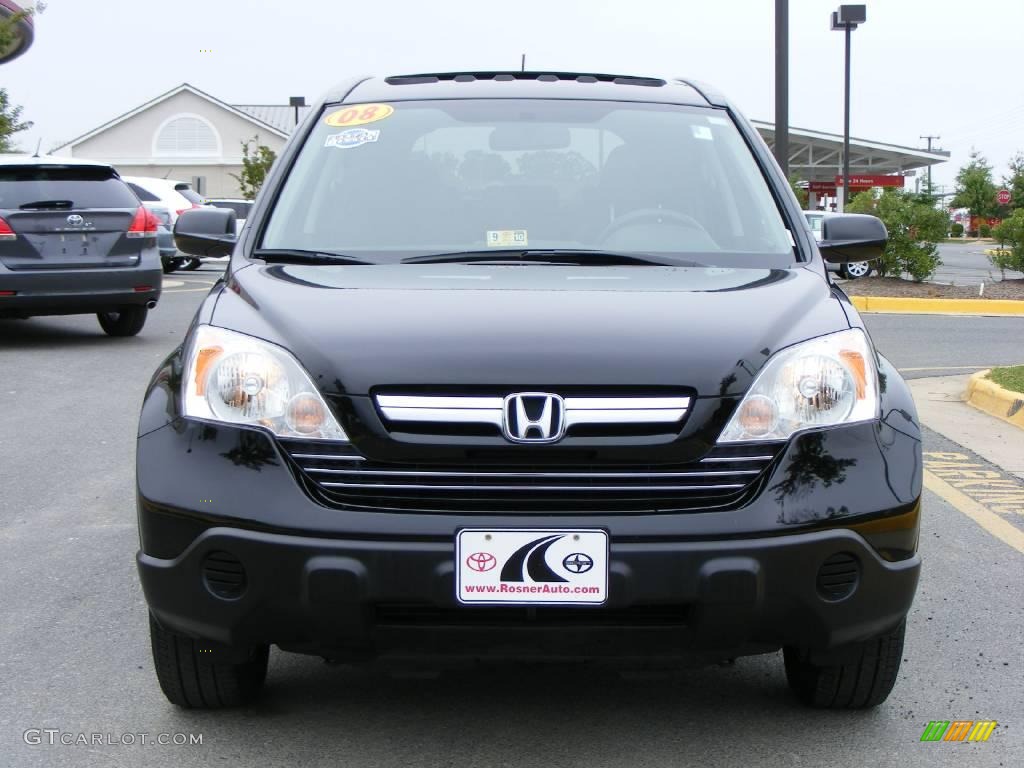 2008 CR-V EX - Nighthawk Black Pearl / Black photo #16