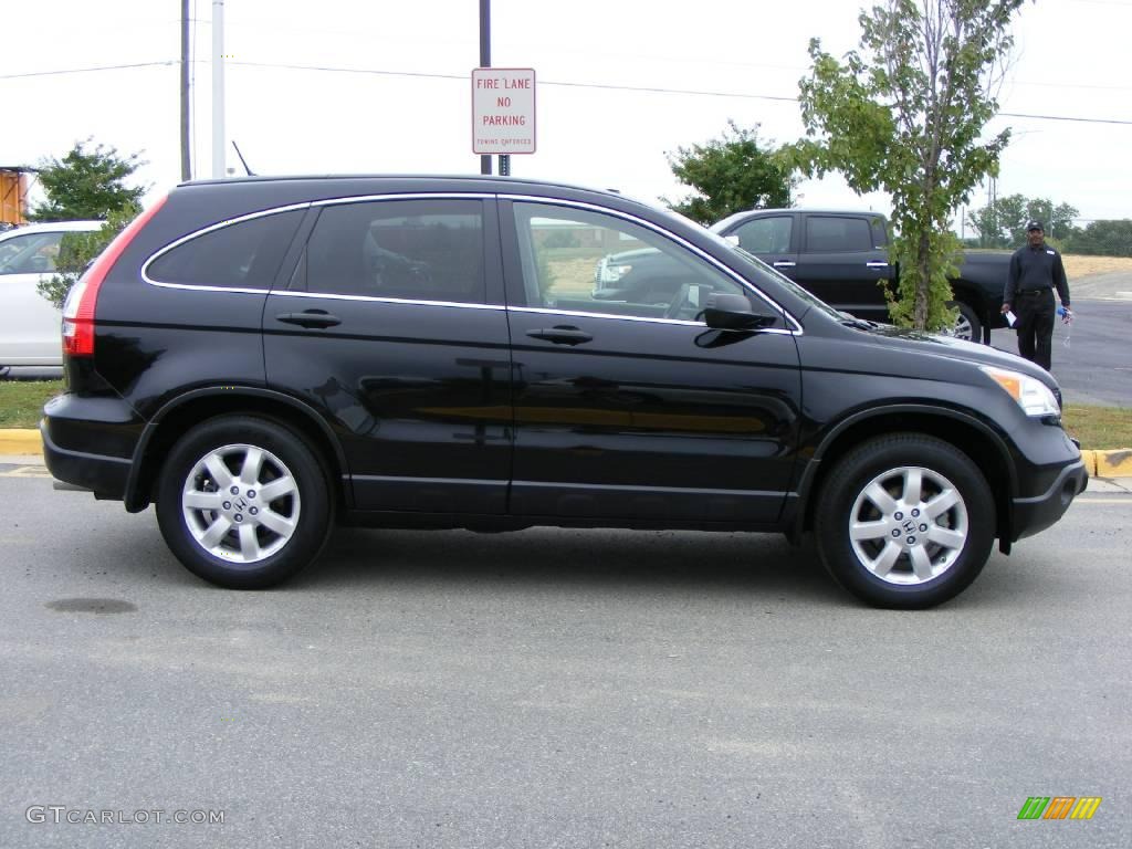 2008 CR-V EX - Nighthawk Black Pearl / Black photo #17