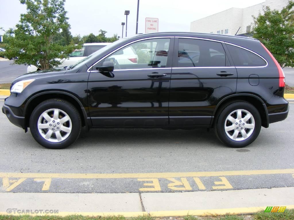 2008 CR-V EX - Nighthawk Black Pearl / Black photo #19