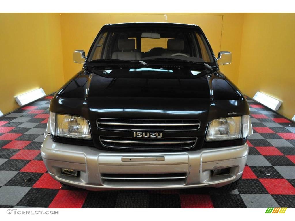 2000 Trooper Limited 4x4 - Ebony Black / Beige photo #27