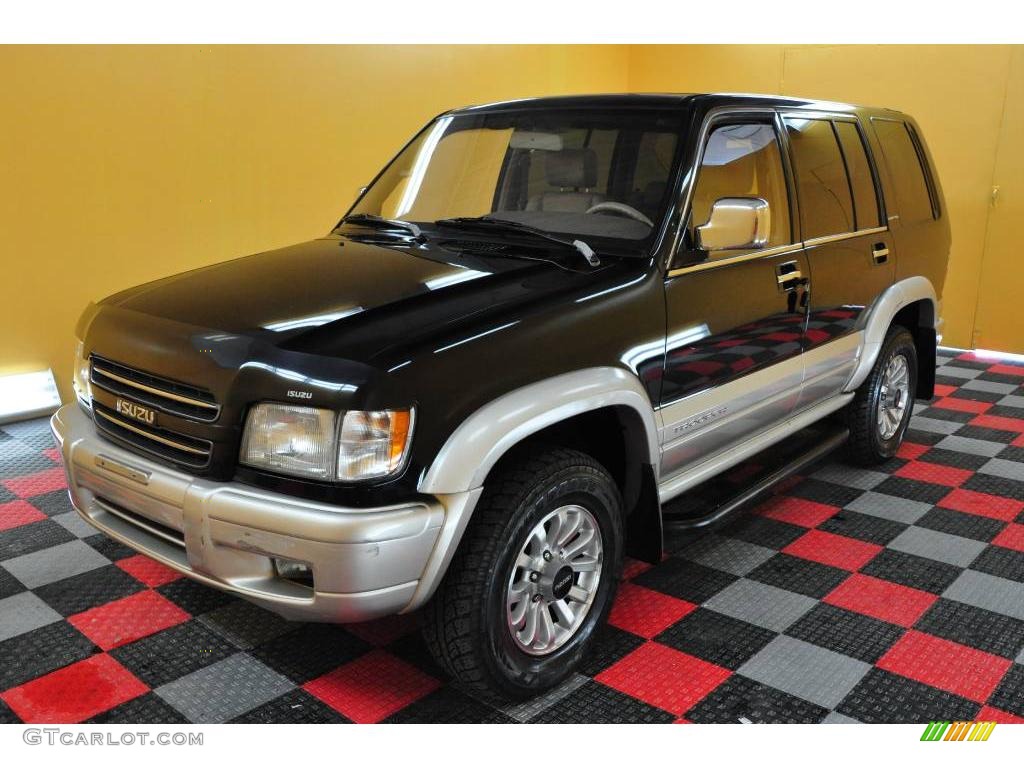 2000 Trooper Limited 4x4 - Ebony Black / Beige photo #28