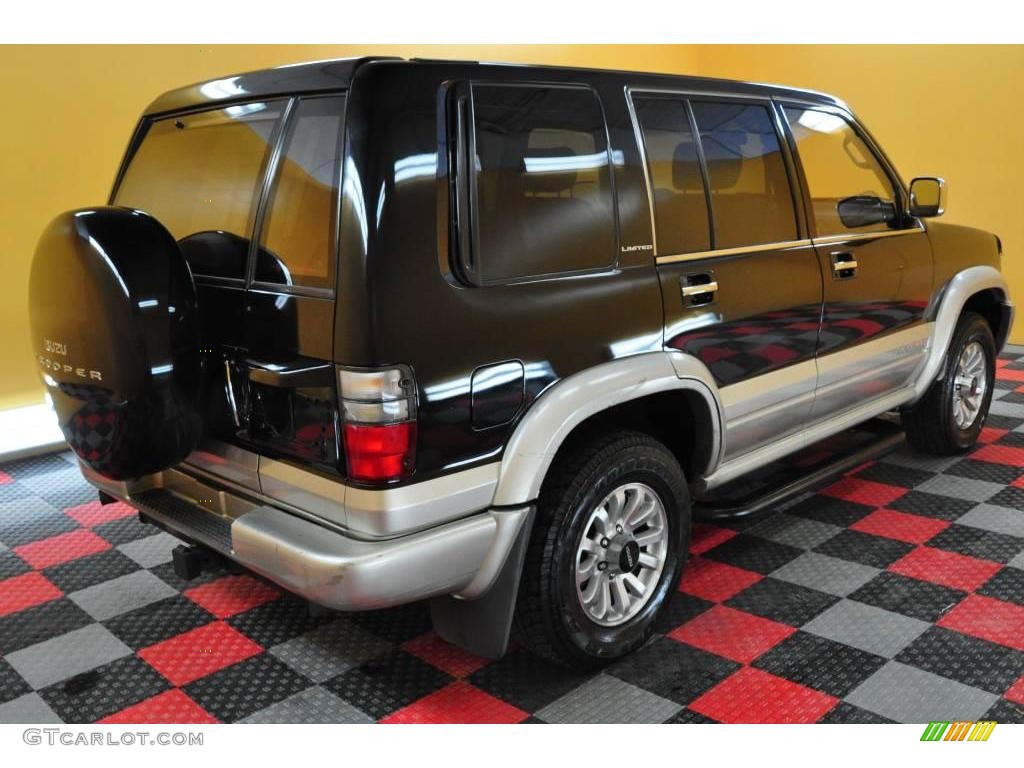 2000 Trooper Limited 4x4 - Ebony Black / Beige photo #31