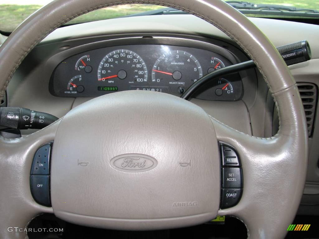 2001 F150 XLT SuperCrew - Arizona Beige Metallic / Medium Parchment photo #9