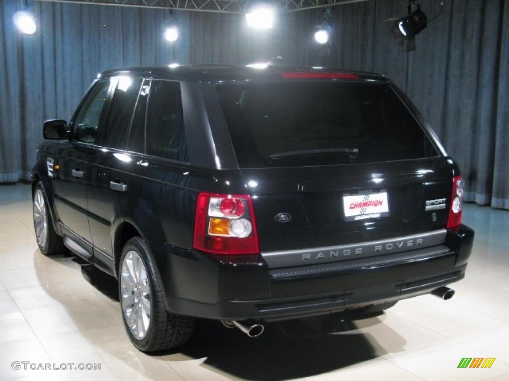 2007 Range Rover Sport Supercharged - Java Black Pearl / Ivory photo #2