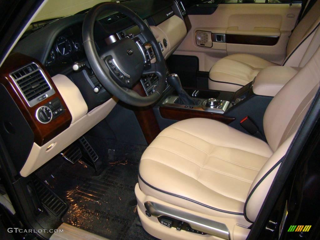 2007 Range Rover Supercharged - Java Black Pearl / Sand/Jet photo #8
