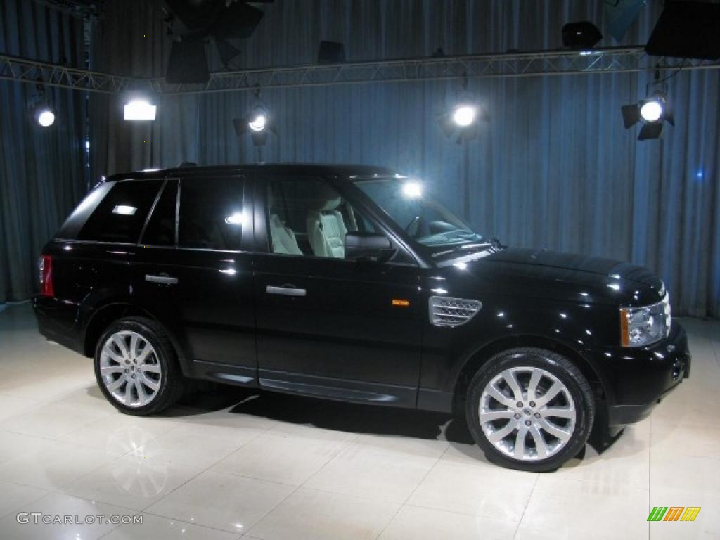 2007 Range Rover Sport Supercharged - Java Black Pearl / Ivory photo #3