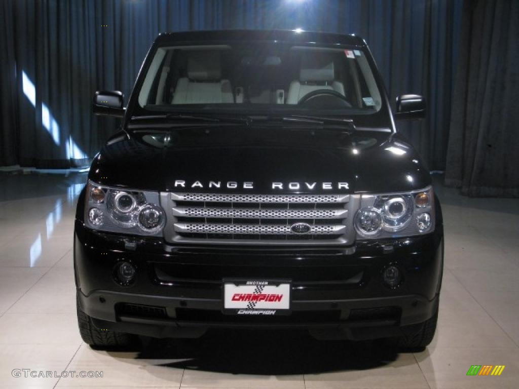 2007 Range Rover Sport Supercharged - Java Black Pearl / Ivory photo #4