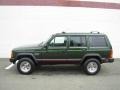 1996 Moss Green Pearl Jeep Cherokee Sport  photo #2