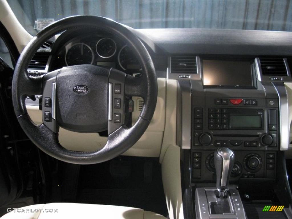 2007 Range Rover Sport Supercharged - Java Black Pearl / Ivory photo #8