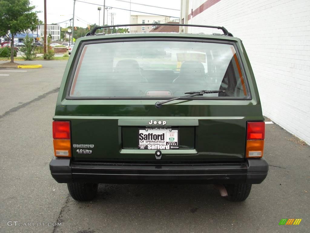 1996 Cherokee Sport - Moss Green Pearl / Gray photo #4