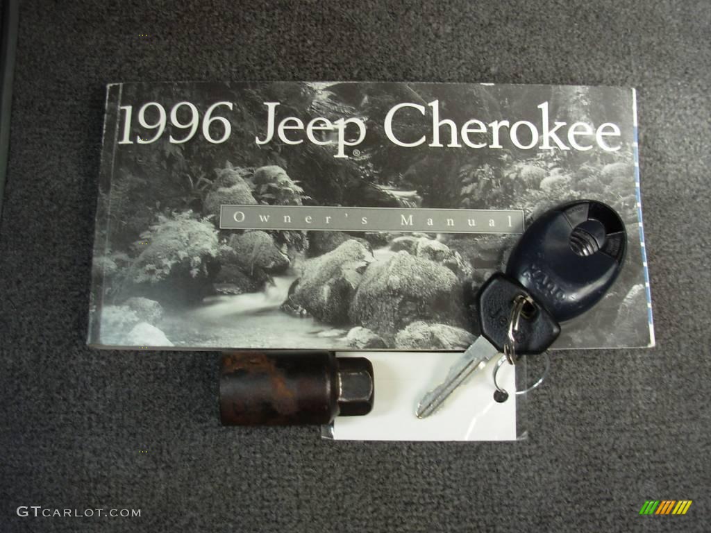1996 Cherokee Sport - Moss Green Pearl / Gray photo #28
