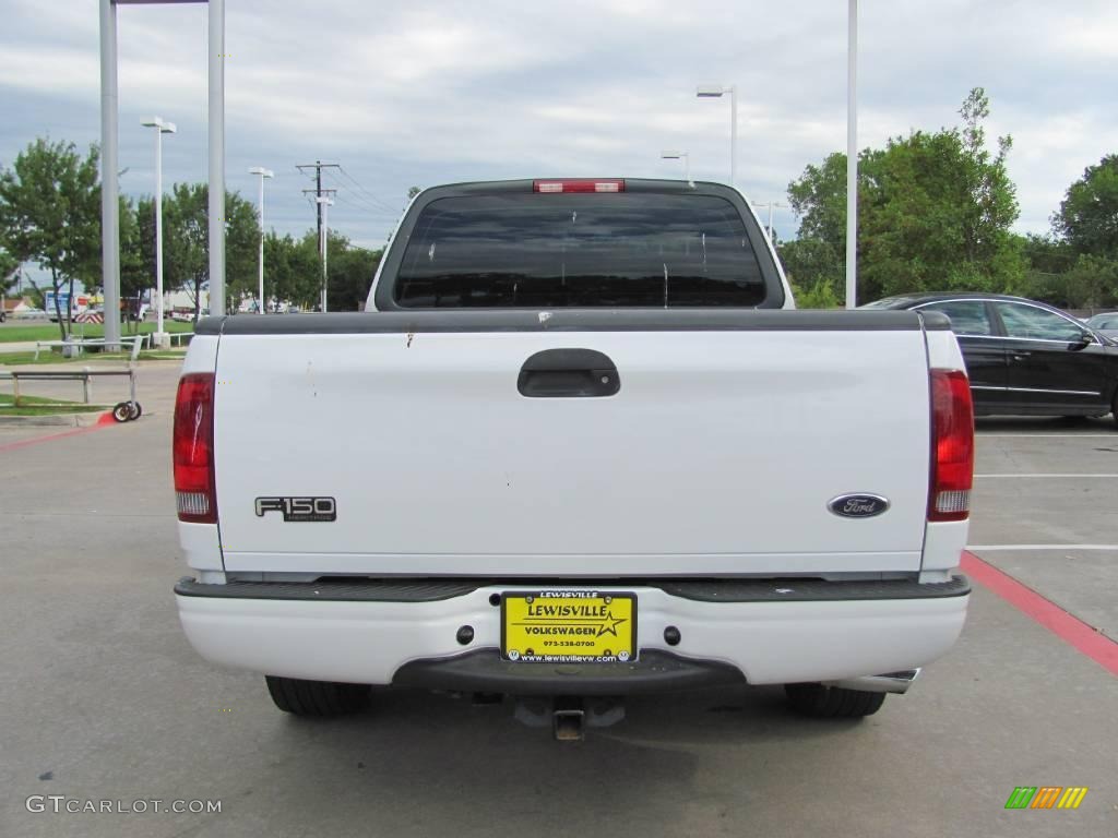 2004 F150 XL Heritage SuperCab - Oxford White / Heritage Graphite Grey photo #4