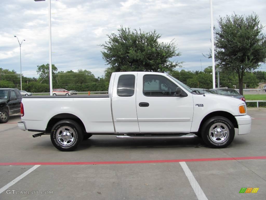 2004 F150 XL Heritage SuperCab - Oxford White / Heritage Graphite Grey photo #6