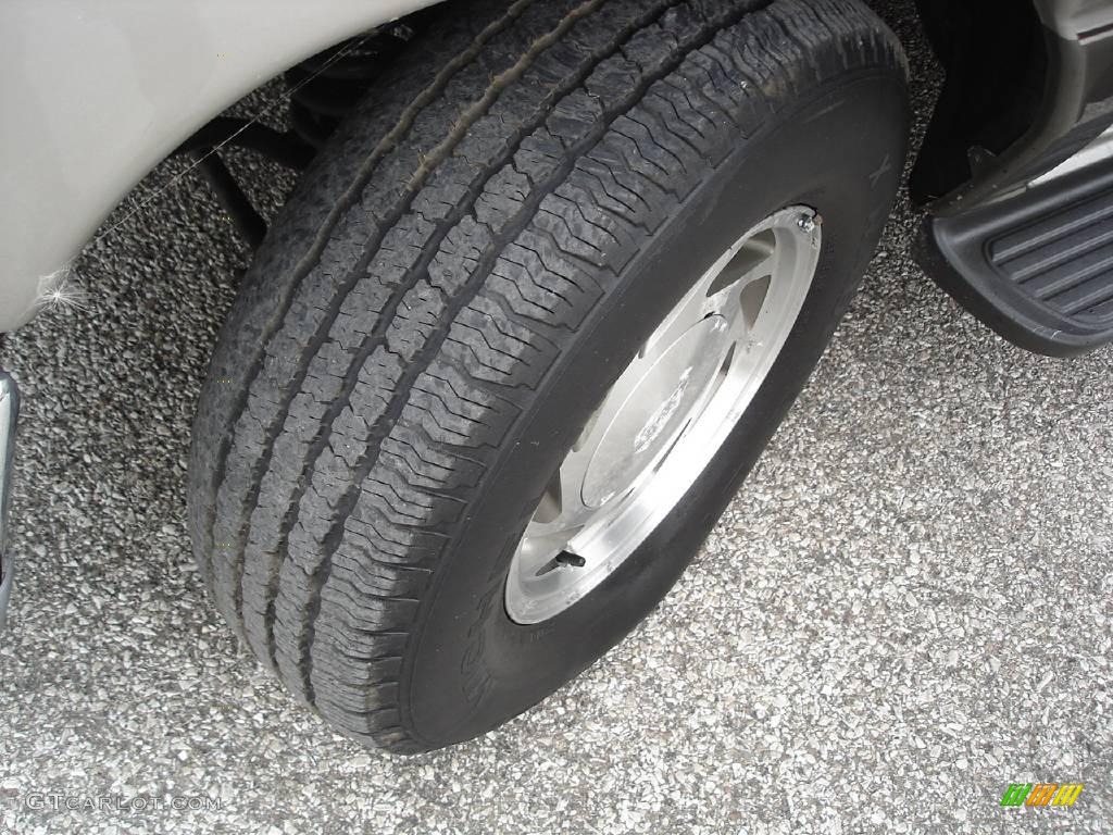 2002 E Series Van E150 Passenger Traveler - Light Parchment Gold Metallic / Medium Parchment photo #32