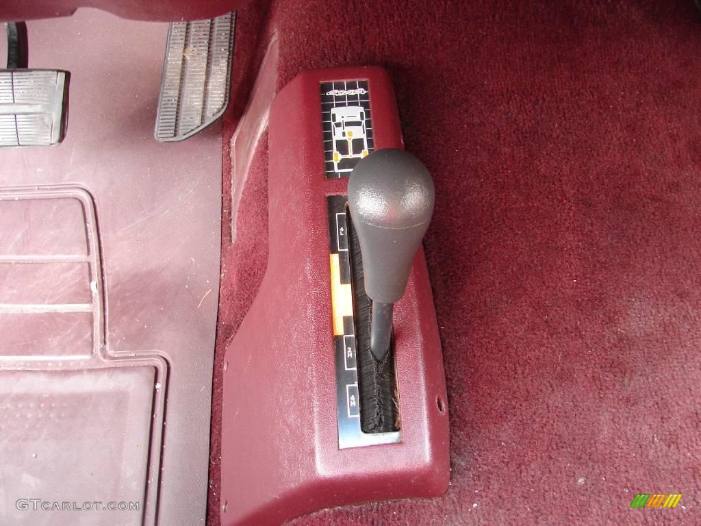 1995 Sierra 1500 SLE Extended Cab 4x4 - Dark Hunt Club Red Metallic / Burgundy photo #14