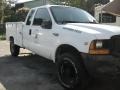 Oxford White - F250 Super Duty XL Extended Cab 4x4 Chassis Photo No. 3